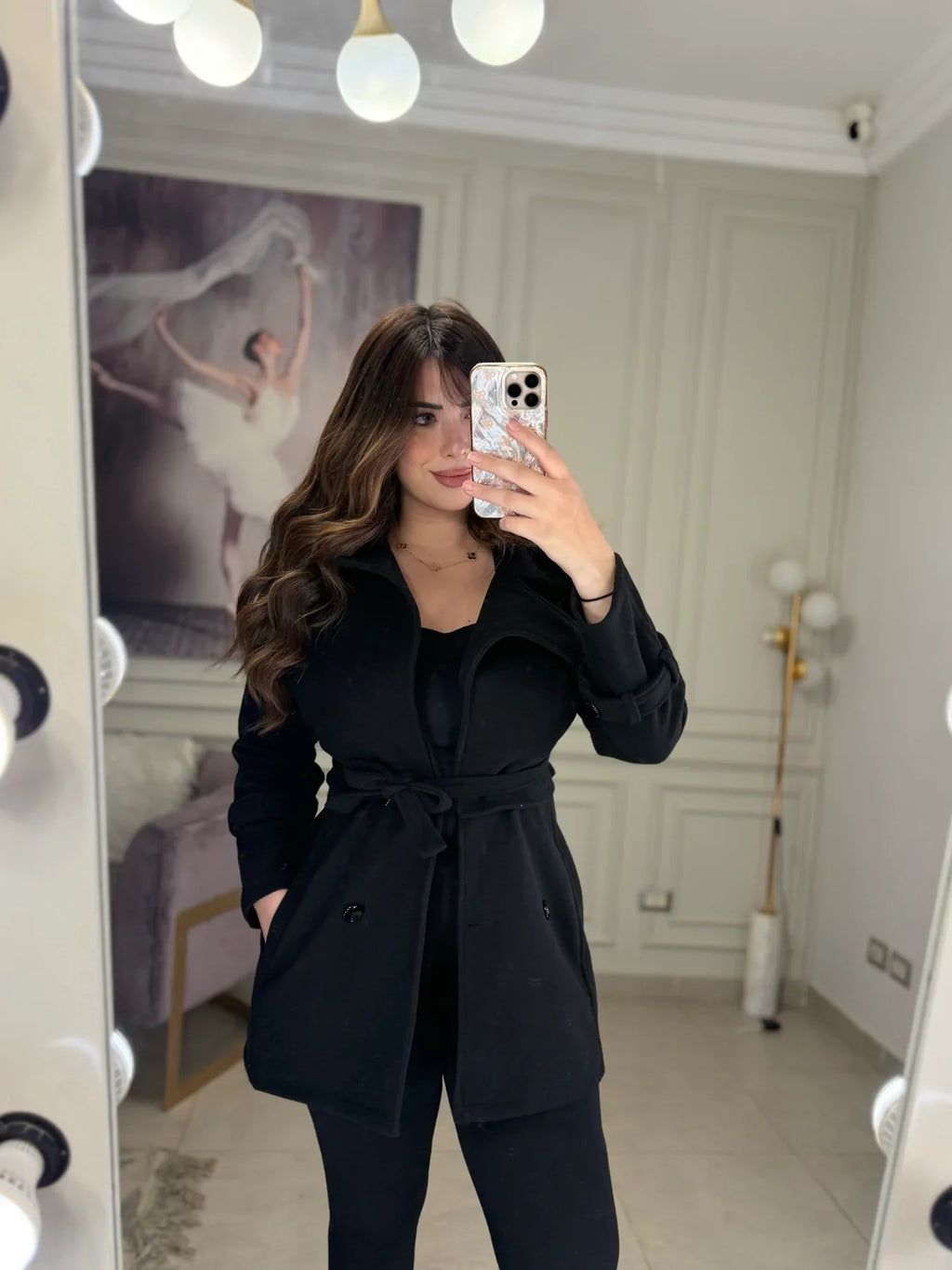 CH - 614  Women’s Stylish Fleece Twin Set – Short Jacket & Inner Outfit - Saimwear
