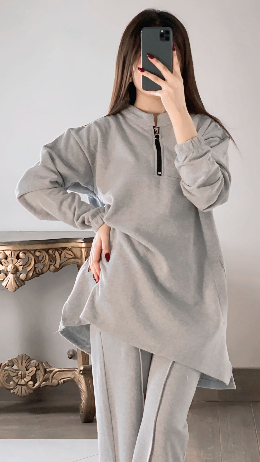 Saimwear Winter Side Pocket 2 Pcs Outfit CH-322
