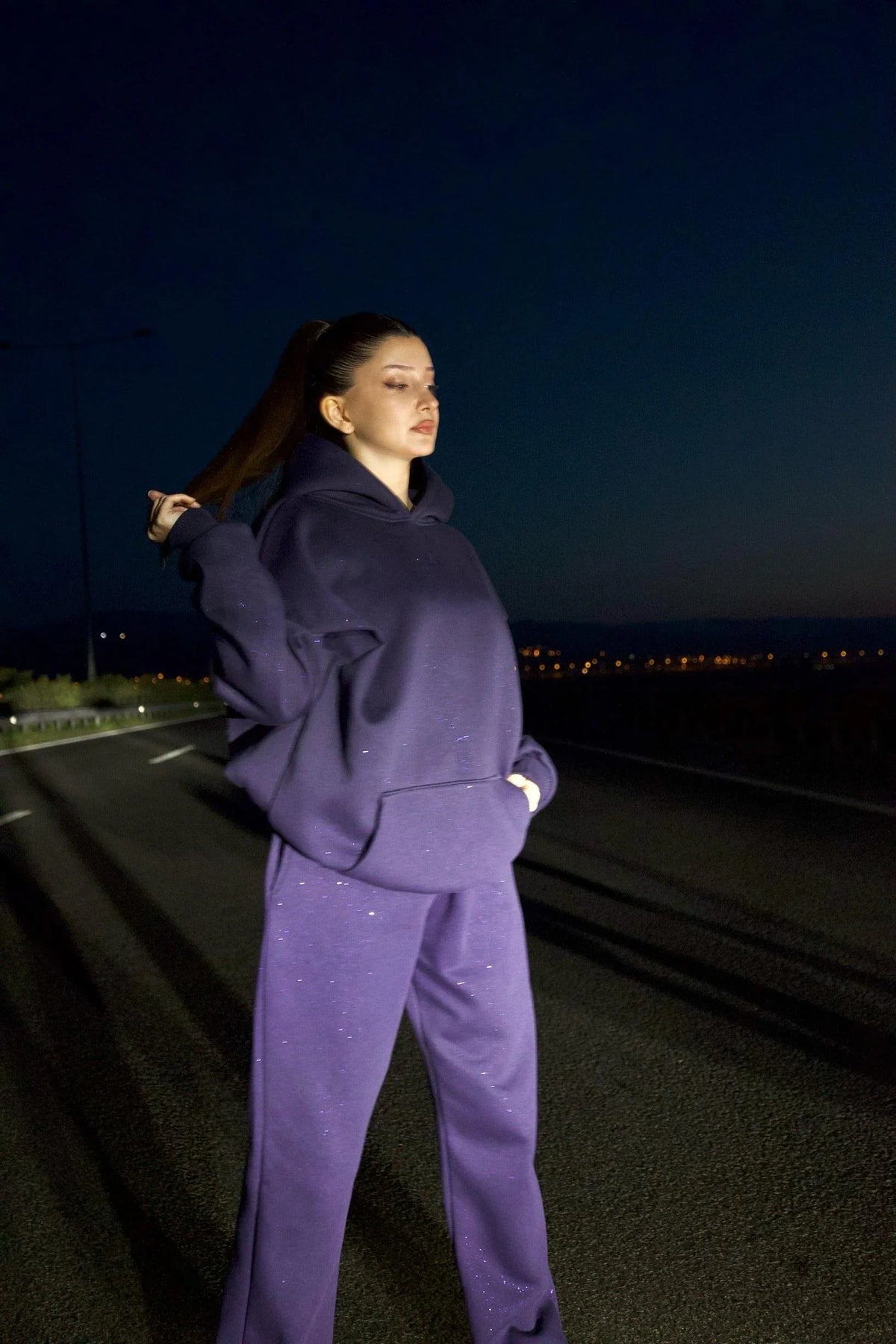 CH 609 -GlitterBlend Fleece Tracksuit - Saimwear