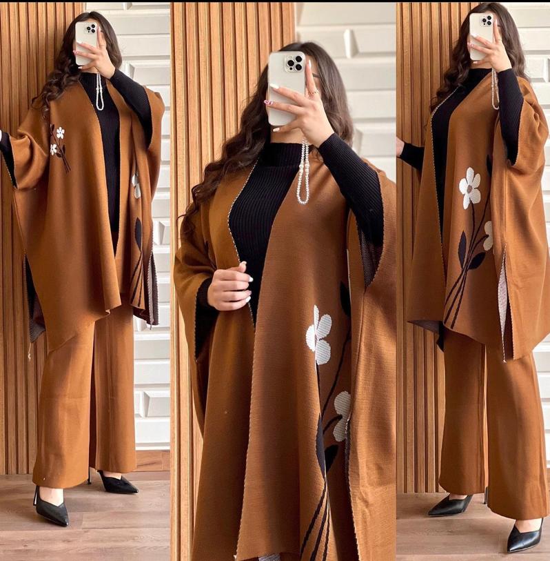 Saimwear Ready To Wear 3 Pcs Winter Fleece Outfit CH-328 - saimwear