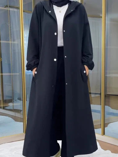 Ch 515 Saimwear 2 Piece Winter Fleece Dress Head to Toe Button Pocket Hoodie & Trouser